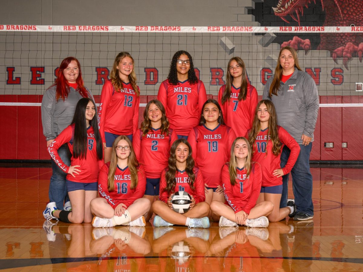 Our eighth grade volleyball team!